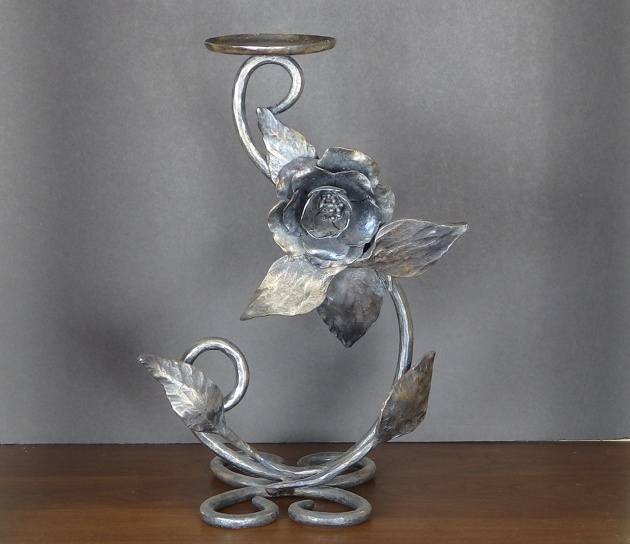 Forged Candle Holder